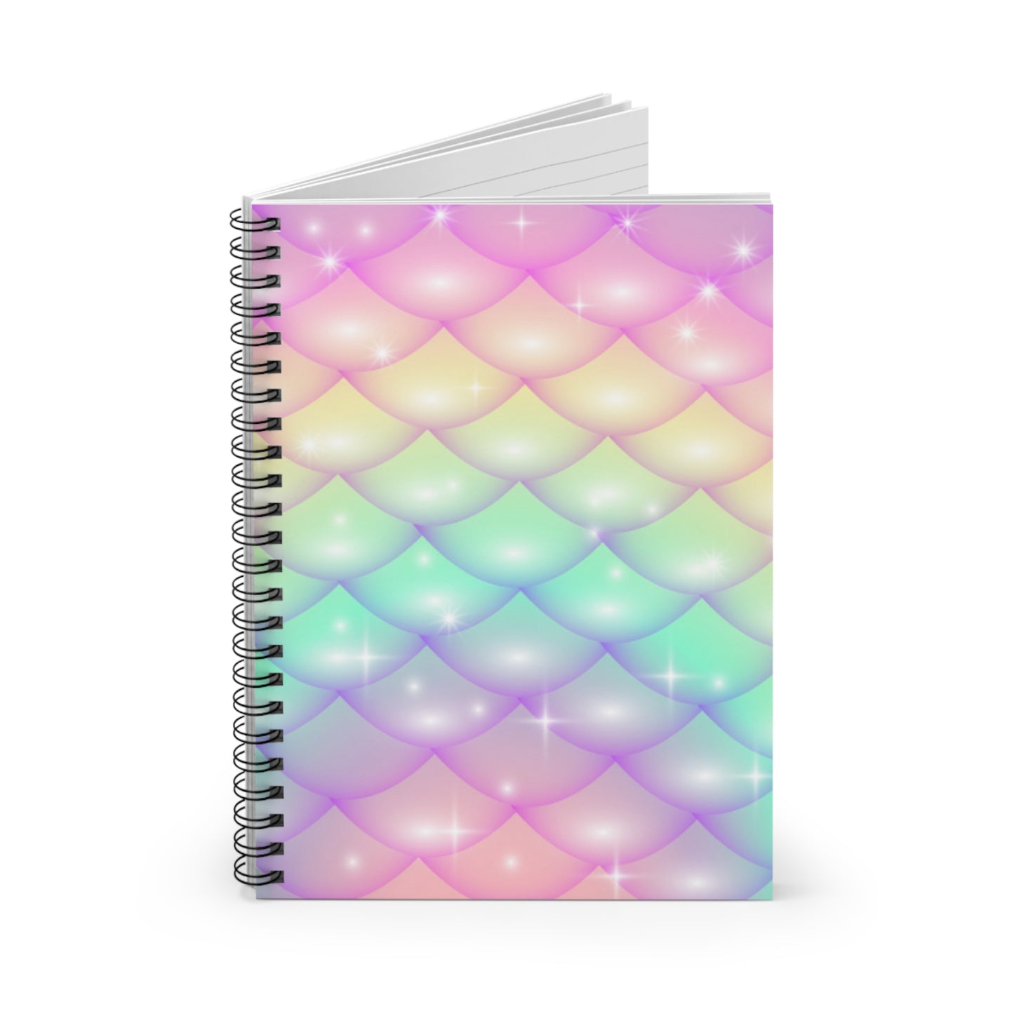 🧜‍♀️  Mermaid Spiral Notebook - Ruled Line