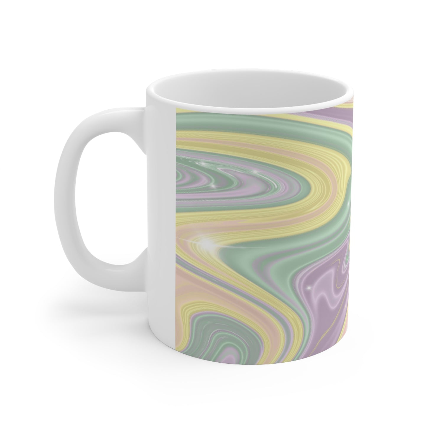 Pastel Paint Ceramic Mug 11oz